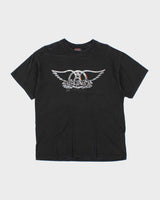 Vintage 2000's Aerosmith Centre Logo Band T-Shirt - L