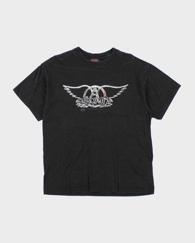 Vintage 2000's Aerosmith Centre Logo Band T-Shirt - L