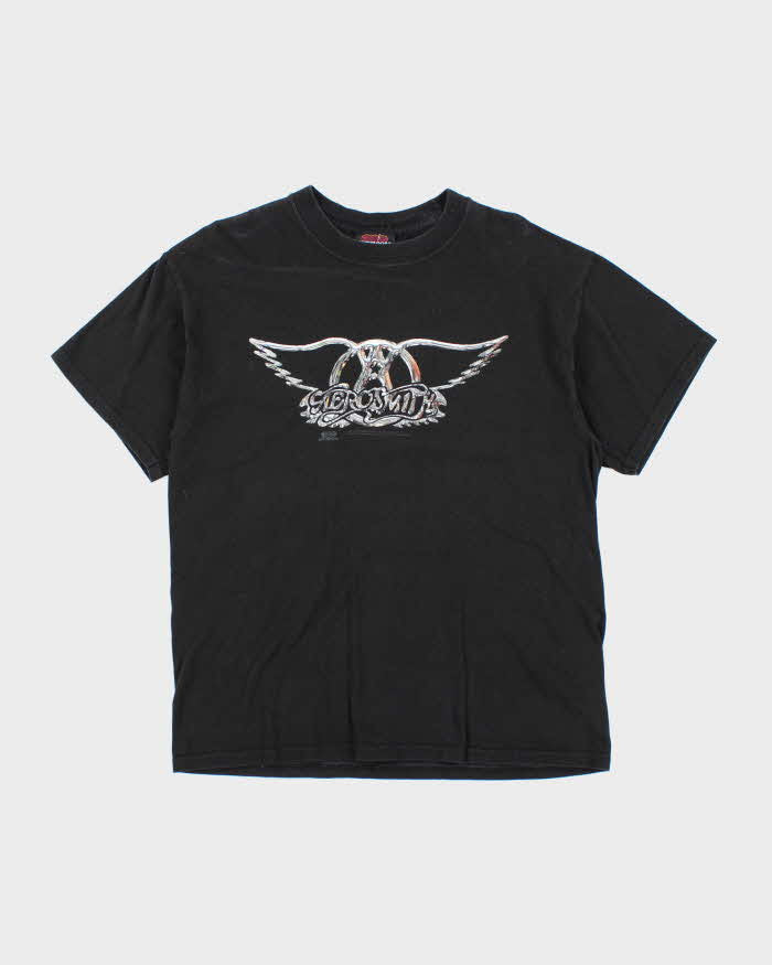 Vintage 2000's Aerosmith Centre Logo Band T-Shirt - L