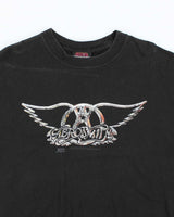 Vintage 2000's Aerosmith Centre Logo Band T-Shirt - L