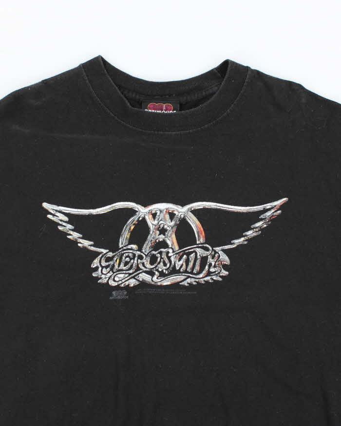 Vintage 2000's Aerosmith Centre Logo Band T-Shirt - L