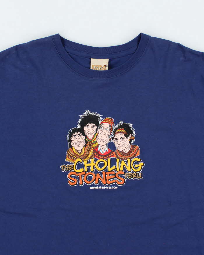 Vintage 2000's The Cholling Stones Peru Souvenir T-Shirt - L