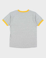 Vintage Y2K Las Vegas Spell Out Graphic Ringer T-Shirt - L