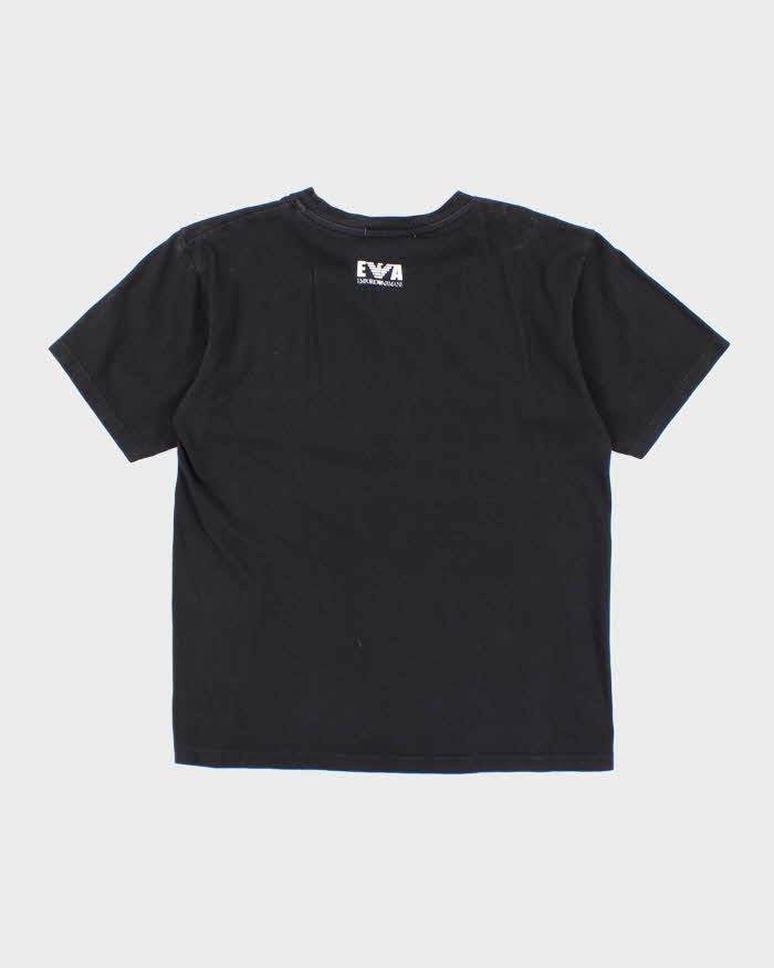 Vintage Y2K Emporio Armani Centre Logo Graphic T-Shirt - M