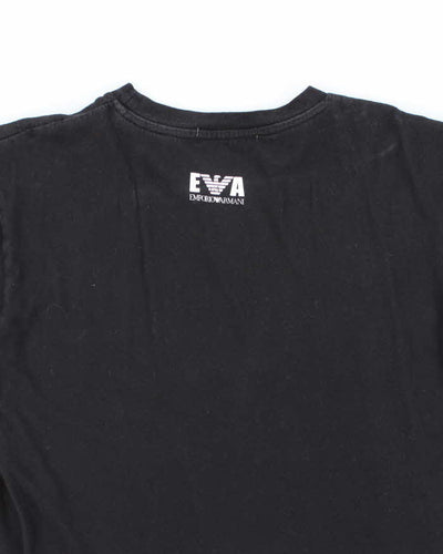 Vintage Y2K Emporio Armani Centre Logo Graphic T-Shirt - M