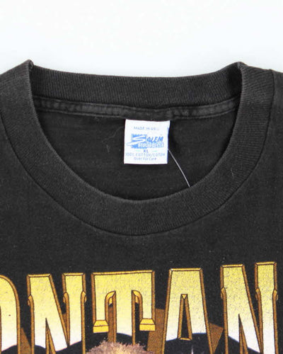 Vintage 90's Salem Sports Joe Montana Rap Style Graphic T-Shirt - XL