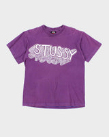 Vintage Y2K Stussy Spell Out Graphic T-Shirt - M