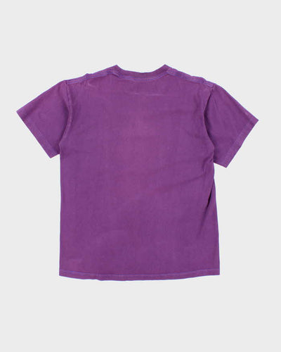 Vintage Y2K Stussy Spell Out Graphic T-Shirt - M