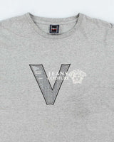Vintage Y2K Versace Couture Centre Logo T-Shirt - L