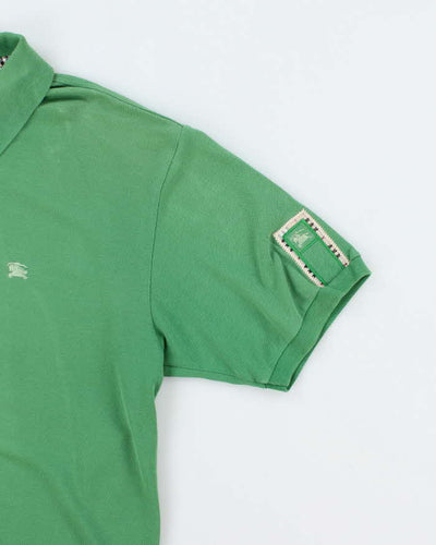 Vintage Y2K Burberry Small Embroidered Logo Polo Shirt - XXL