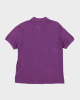 Vintage Y2K Burberry Small Embroidered Logo Polo Shirt - L