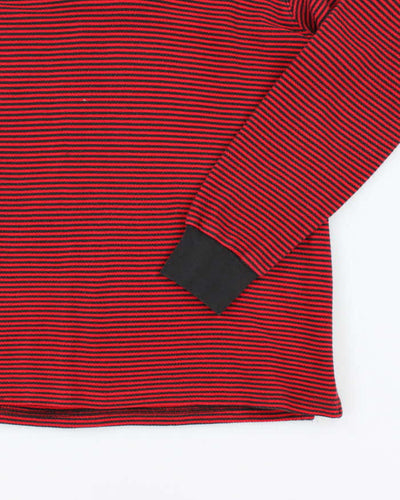 Vintage Y2K Polo Sport Striped Long Sleeve Polo Shirt - M