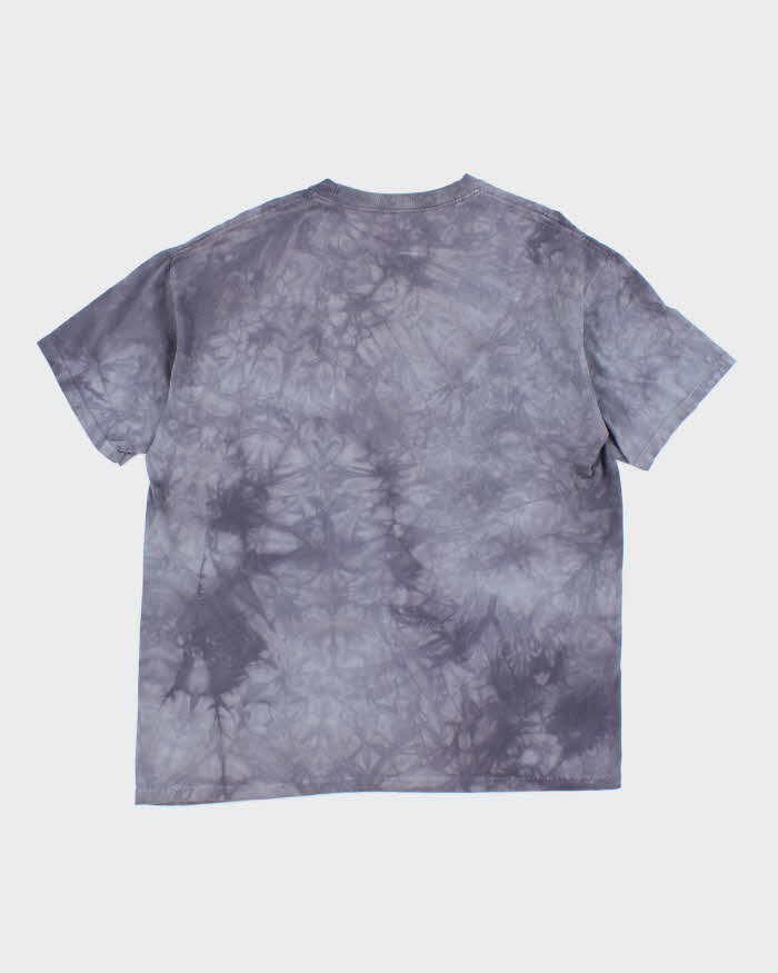The Mountain Owls Print Grey Cotton T-Shirt - XL