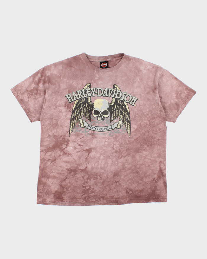 Harley Davidson Brown Skull T-Shirt - XL