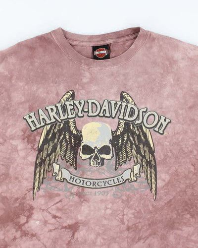 Harley Davidson Brown Skull T-Shirt - XL