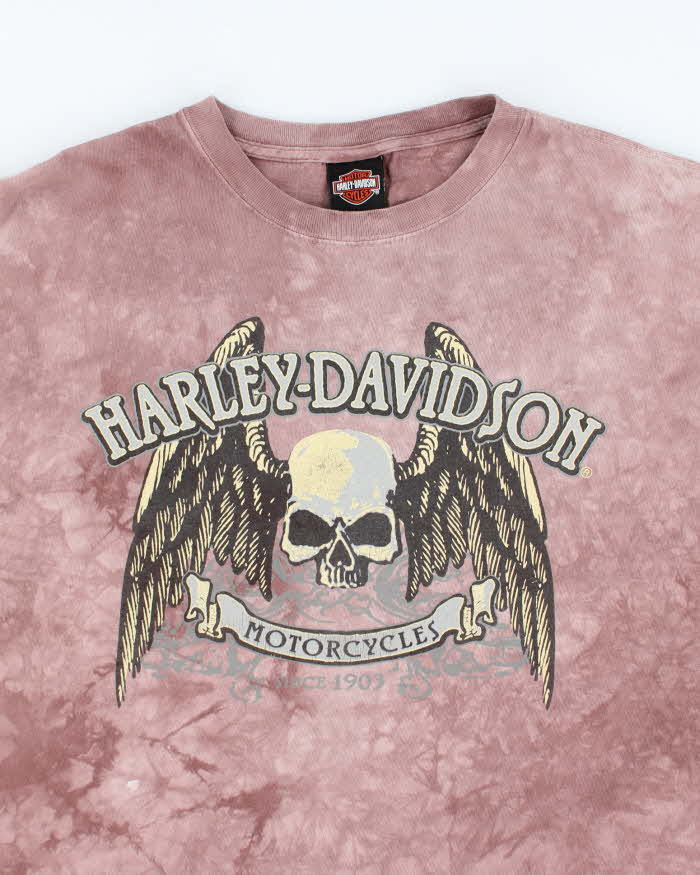 Harley Davidson Brown Skull T-Shirt - XL