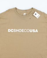 DC Shoe Co Deadstock Khaki Logo T-Shirt - XL
