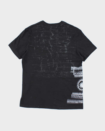 Y2k Guess Black Graphic T-Shirt - L