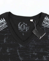 Y2k Guess Black Graphic T-Shirt - L