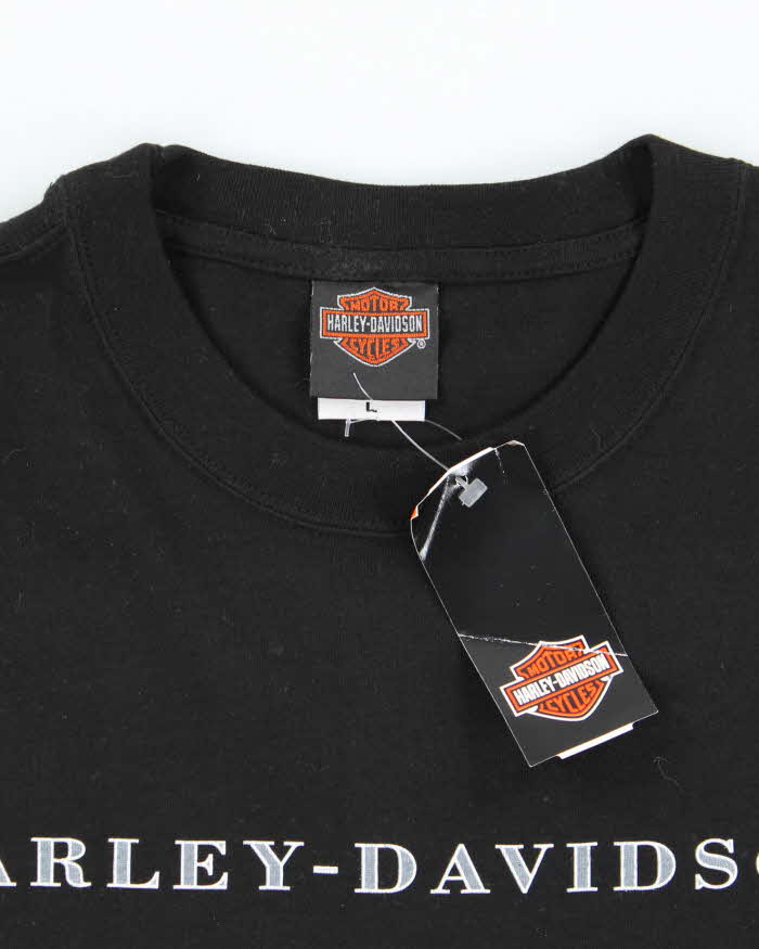 Vintage 90s Harley Davidson Deadstock Australia Centre Logo Biker T-Shirt - L