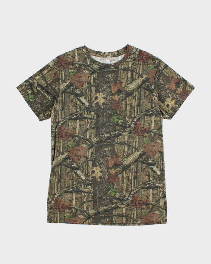 Vintage Mossy Oak Camouflage T-Shirt - M