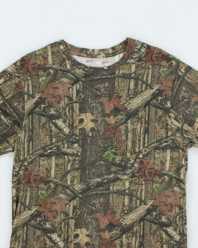 Vintage Mossy Oak Camouflage T-Shirt - M