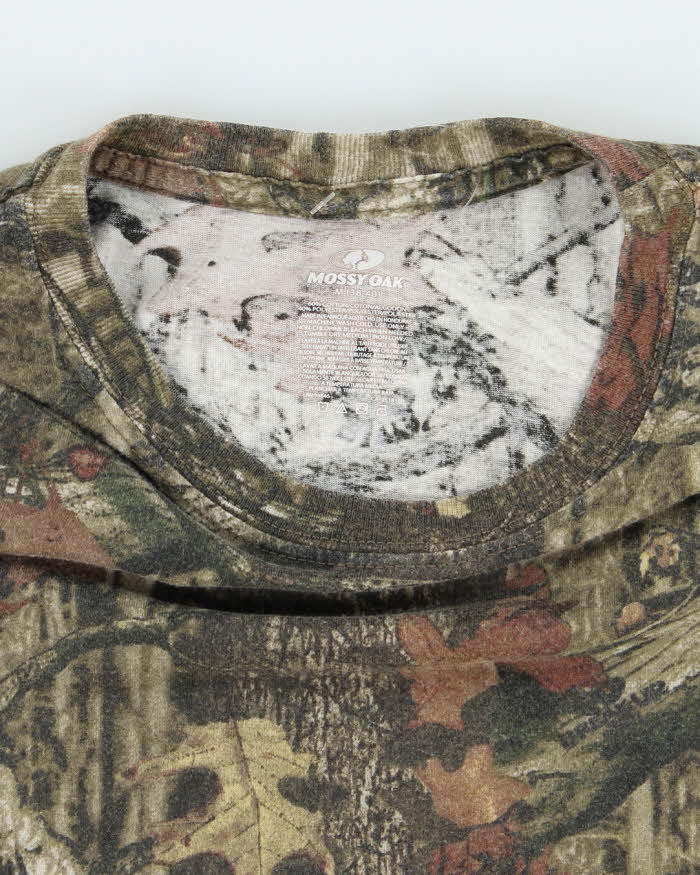 Vintage Mossy Oak Camouflage T-Shirt - M