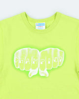 Vintage 2000's Champion Knuckle Spell Out Graphic T-Shirt - XS