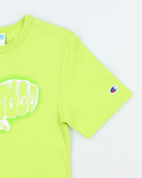 Vintage 2000's Champion Knuckle Spell Out Graphic T-Shirt - XS