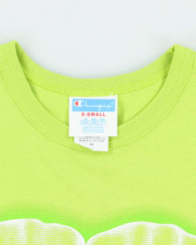 Vintage 2000's Champion Knuckle Spell Out Graphic T-Shirt - XS