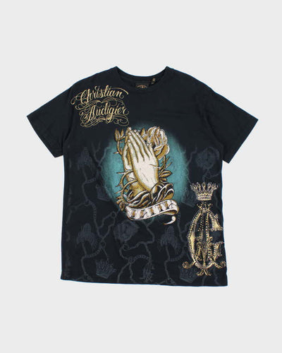 Vintage Y2k 00s Christian Audiger T-shirt - L