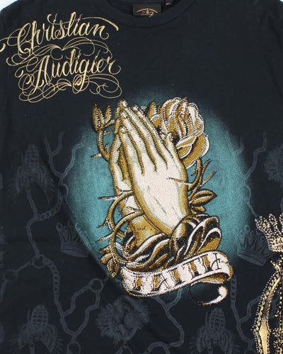 Vintage Y2k 00s Christian Audiger T-shirt - L