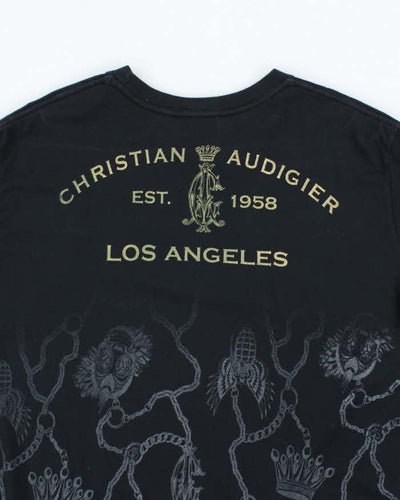 Vintage Y2k 00s Christian Audiger T-shirt - L
