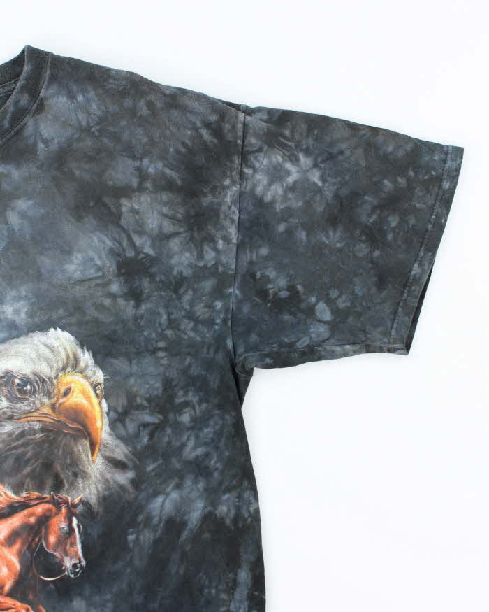 Vintage 90's Horsemen Eagle Marble Graphic T-Shirt - XL