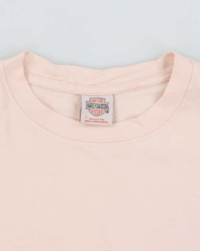 Vintage 2000's Harley Davidson Shield Spell Out Logo T-Shirt - L