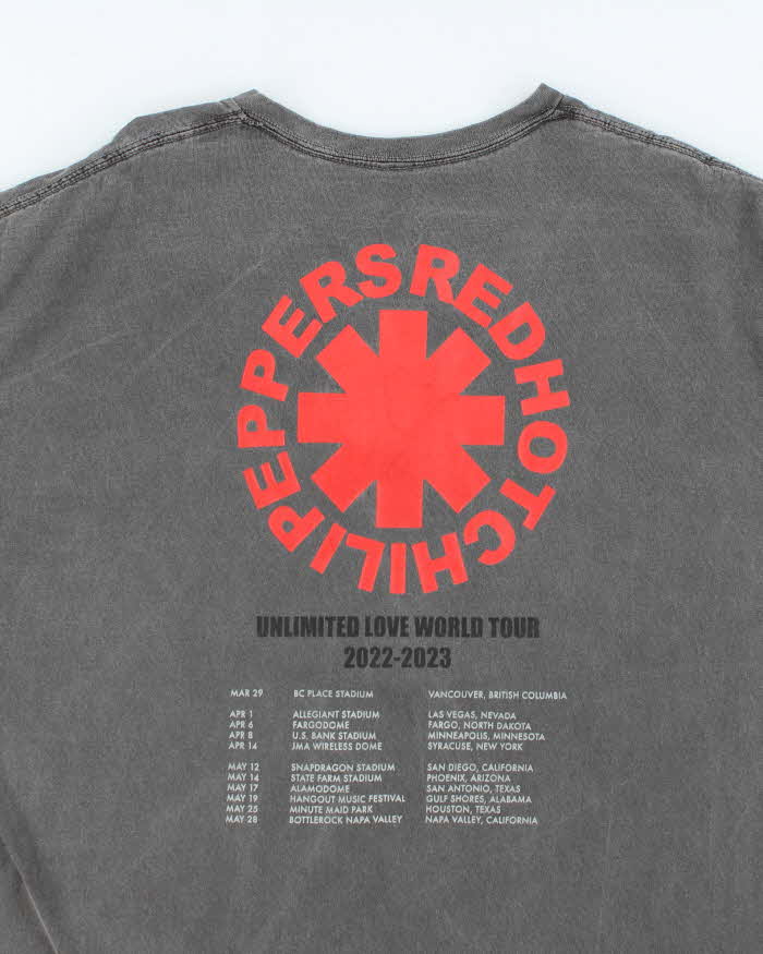Red Hot Chilli Peppers Faded 2022/23 Tour T-Shirt - XL
