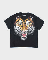 Vintage Liquid Blue Big Tiger Face Graphic T-Shirt - XL