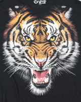 Vintage Liquid Blue Big Tiger Face Graphic T-Shirt - XL