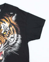 Vintage Liquid Blue Big Tiger Face Graphic T-Shirt - XL
