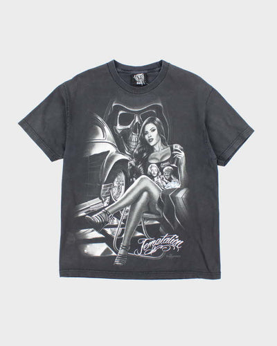 DGA Temptation Print Black T-Shirt - L