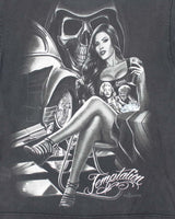 DGA Temptation Print Black T-Shirt - L