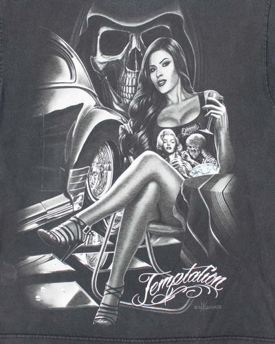 DGA Temptation Print Black T-Shirt - L