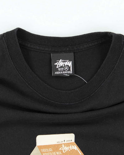 Stussy Chocolate Milk Print Black T-Shirt - M