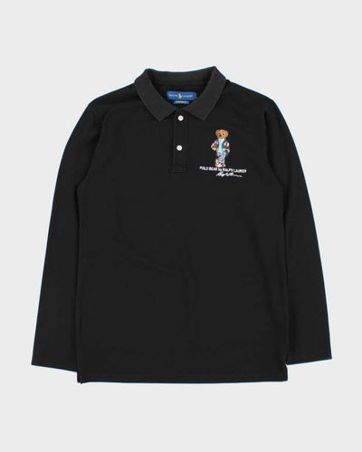 Vintage 00s Ralph Lauren Long Sleeve Polo Shirt - M