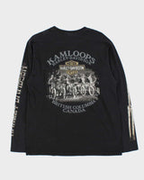 Vintage Harley Davidson Skeleton Long Sleeve T-shirt - L