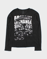 Vintage Y2k 00s Armani Exchange Waffle Long Sleeve T-shirt - M