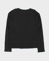 Vintage Y2k 00s Armani Exchange Waffle Long Sleeve T-shirt - M