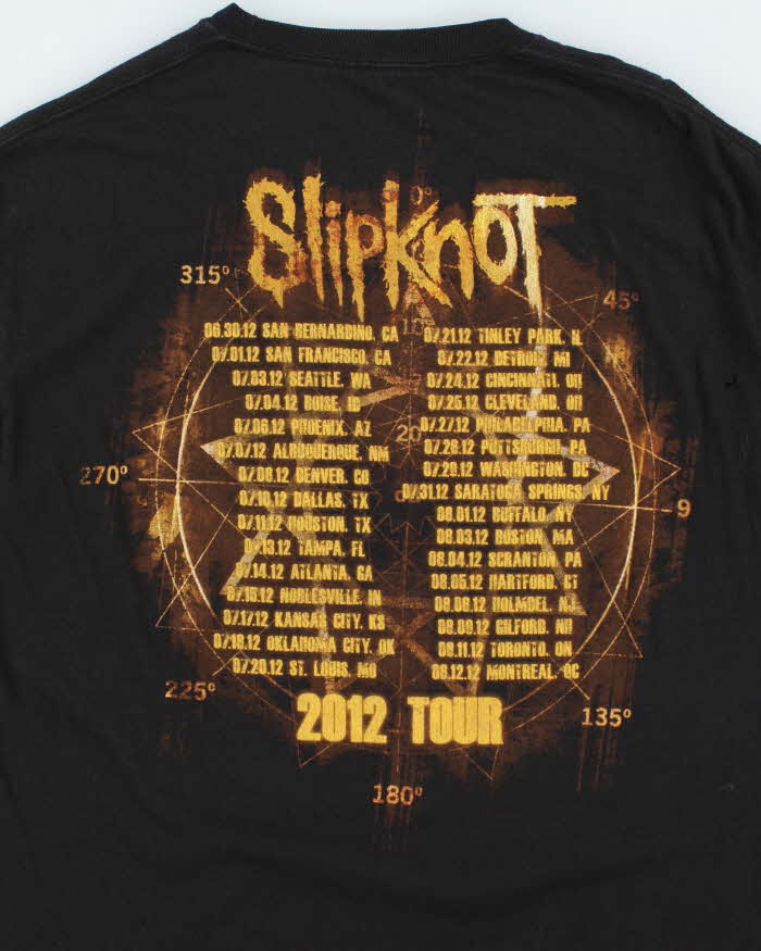 Vintage 00s Slipknot Tour T-shirt - L