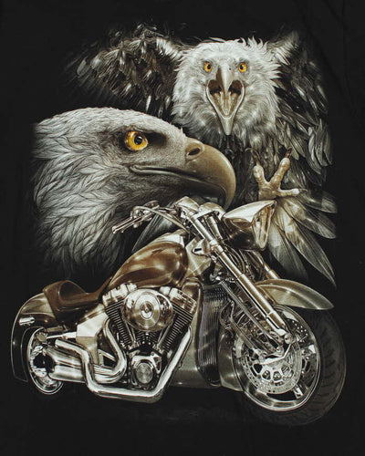 Vintage Jay's Rock Eagle Motorbike T-shirt - XL