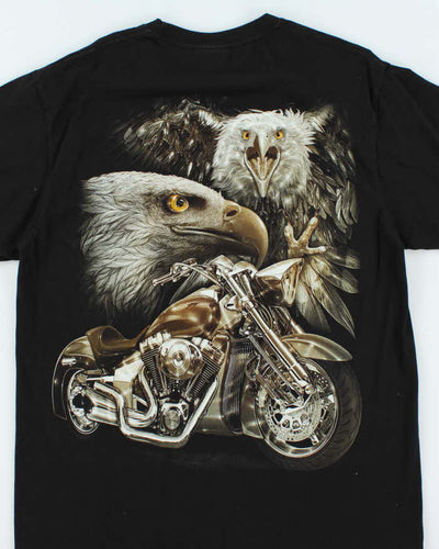 Vintage Jay's Rock Eagle Motorbike T-shirt - XL